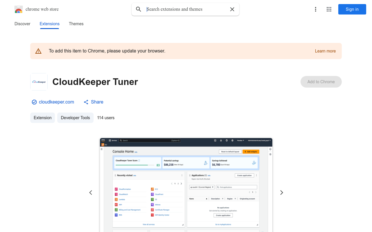 CloudKeeper Tuner