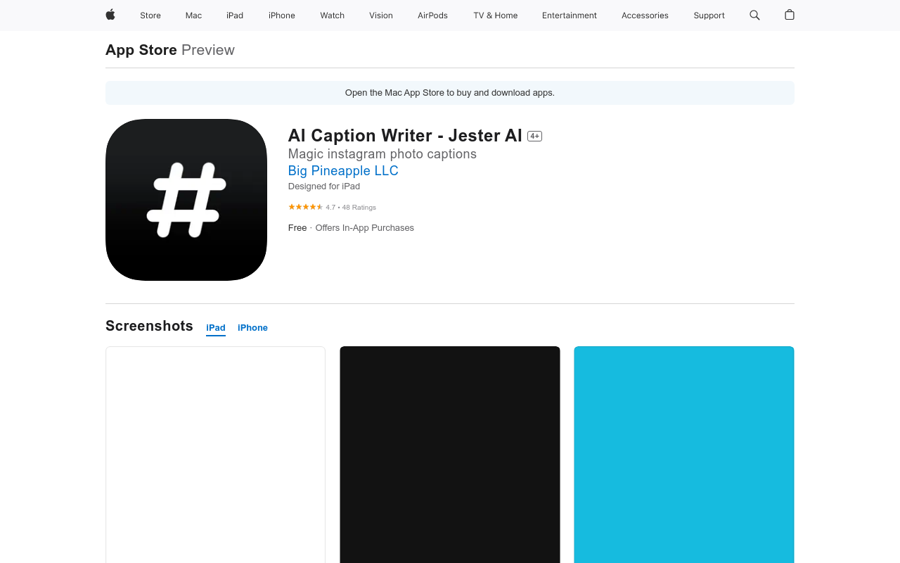 Jester AI Caption Writer