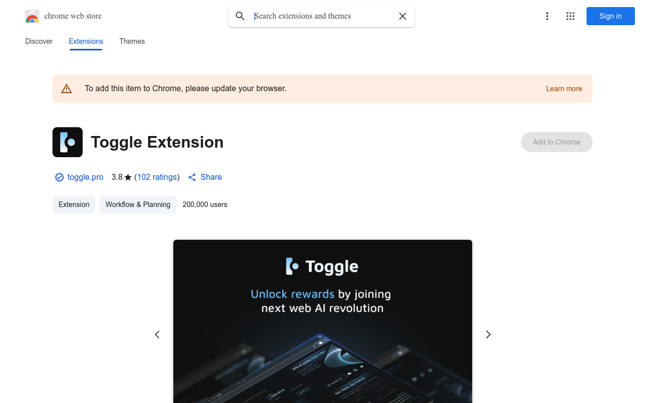 Toggle Extension