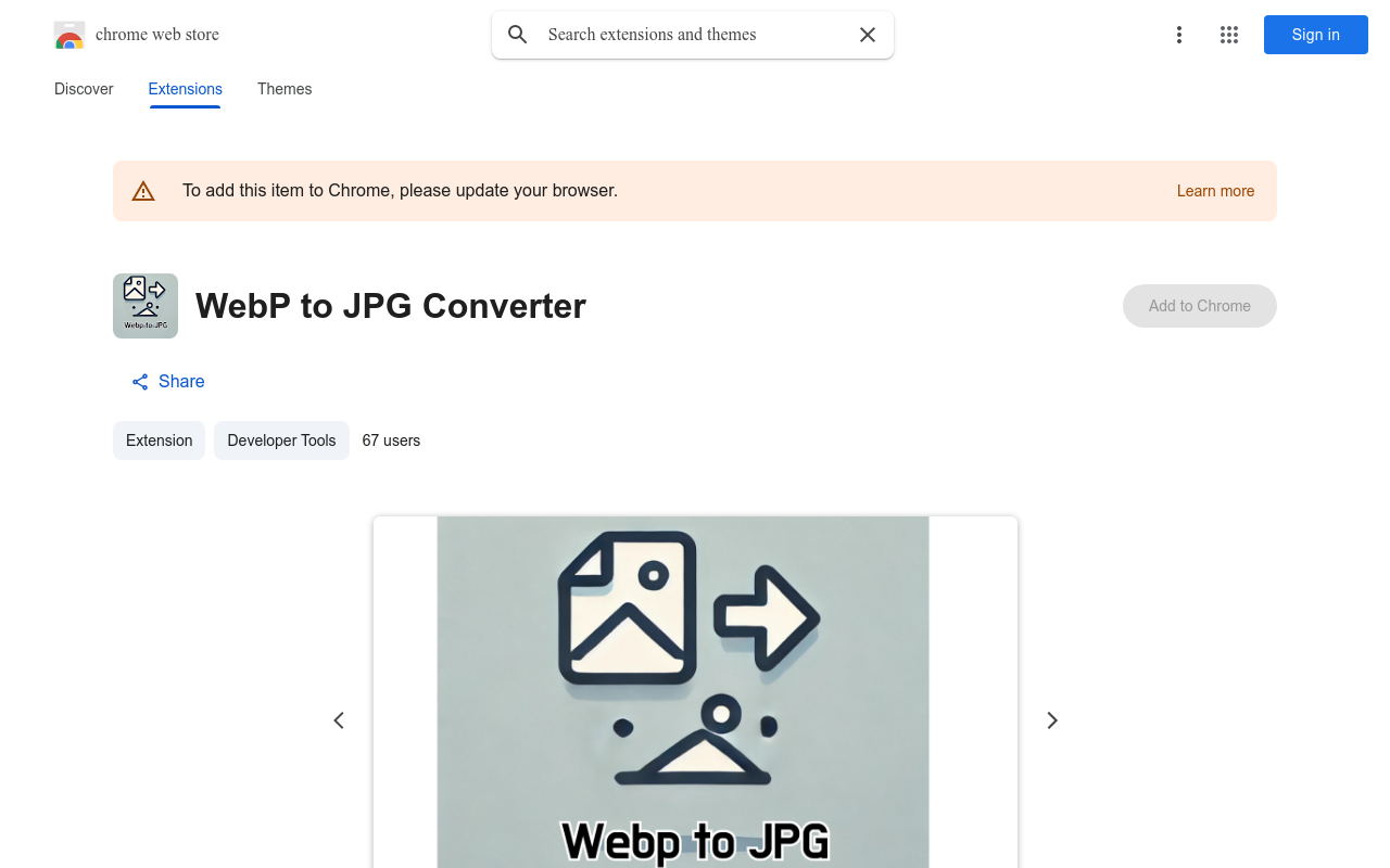 WebP to JPG Converter