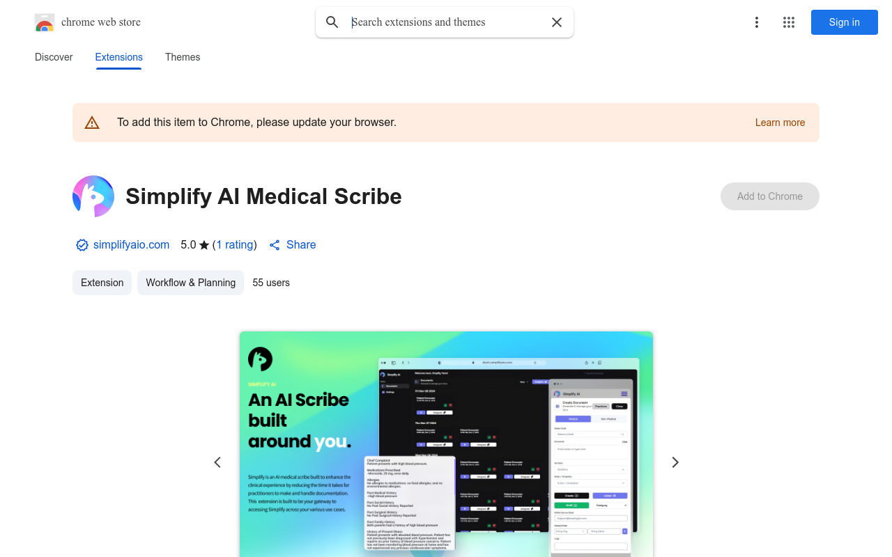 Simplify AI Medical Scribe