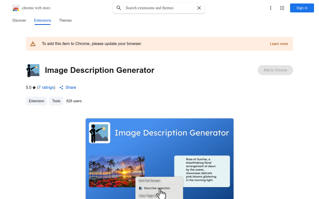 Image Description Generator