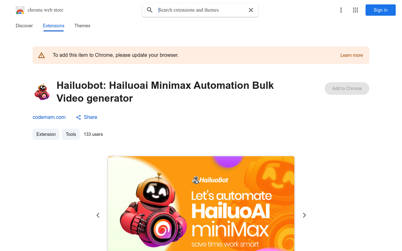 Hailuobot : Hailuoai  Minimax Automation Bulk Video generator