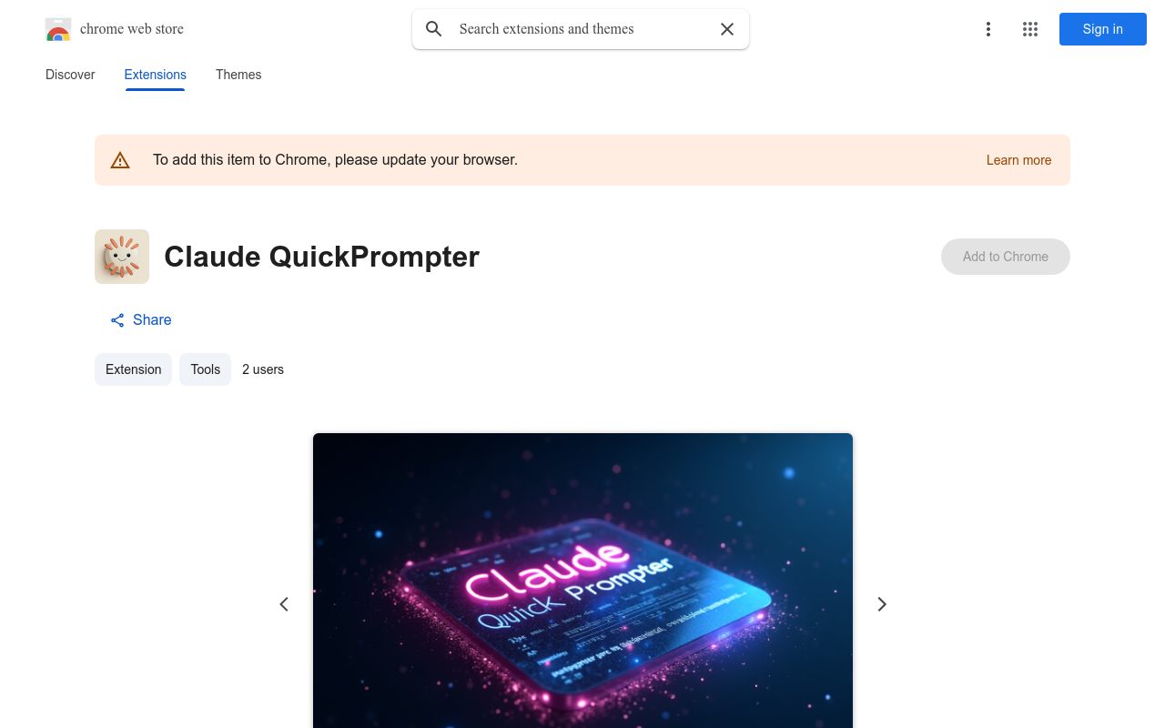 Claude QuickPrompter
