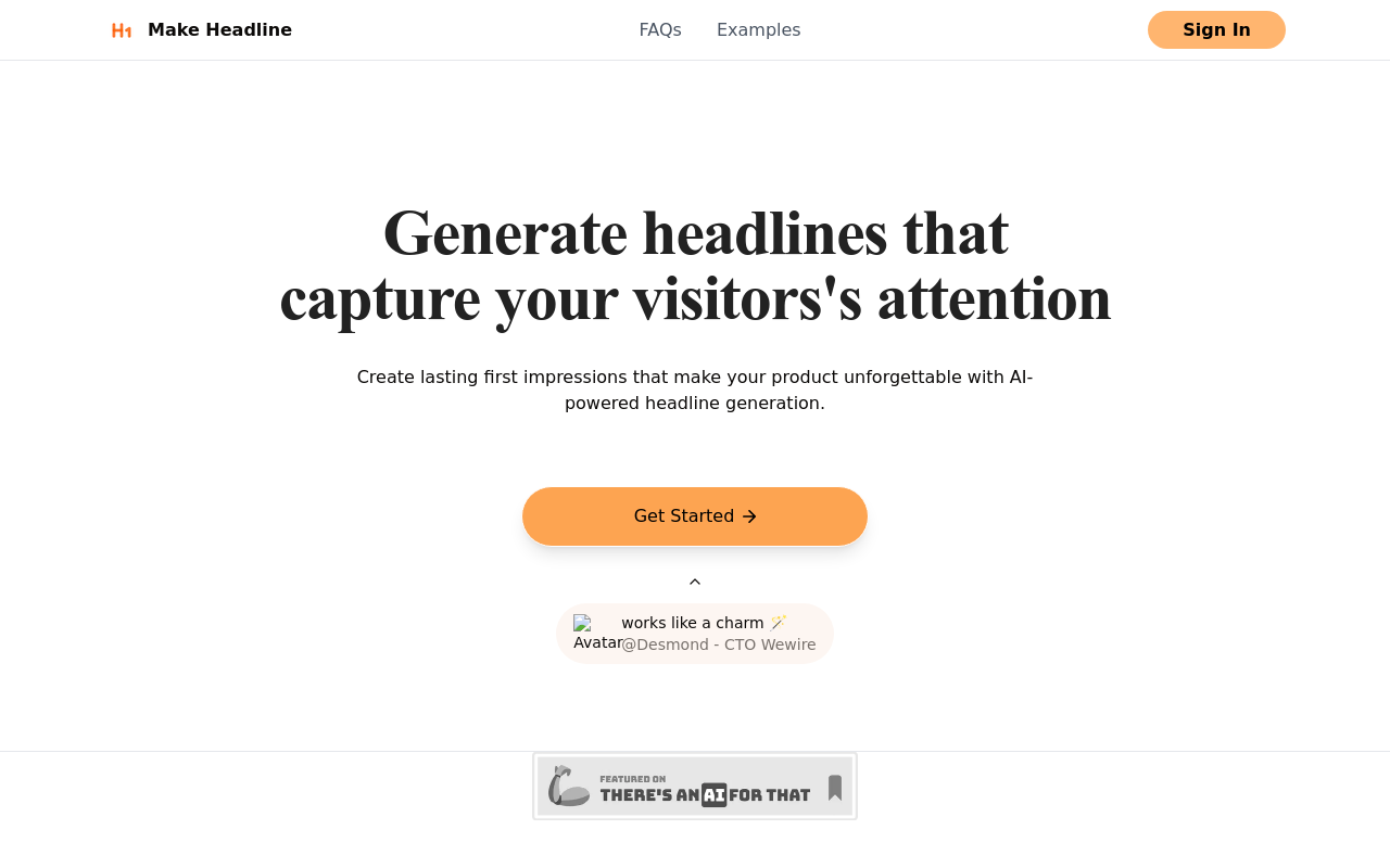 Make Headline