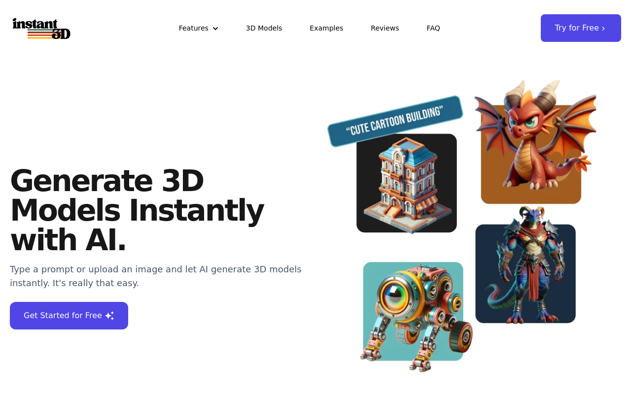 Instant3d.ai