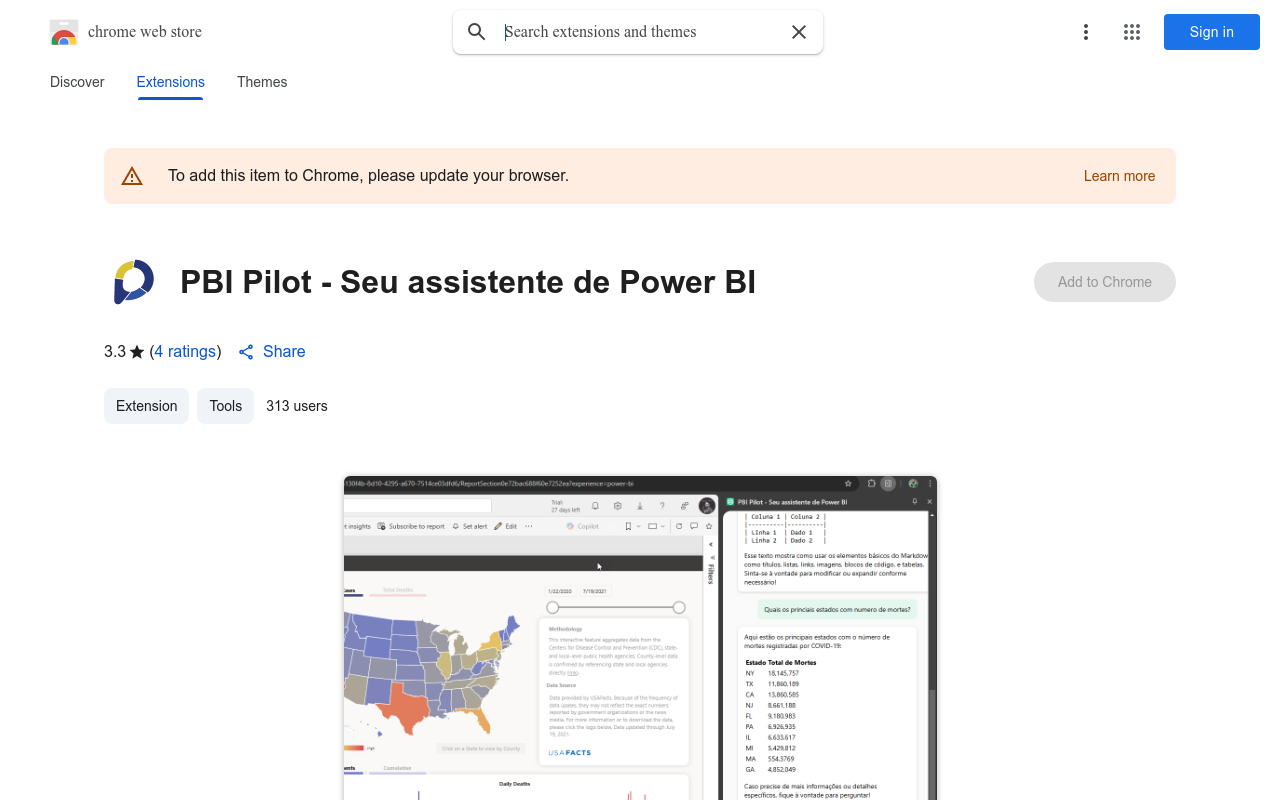 PBI Pilot - Seu assistente de Power BI