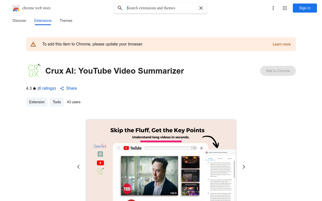 VidSum: YouTube Video Summarizer