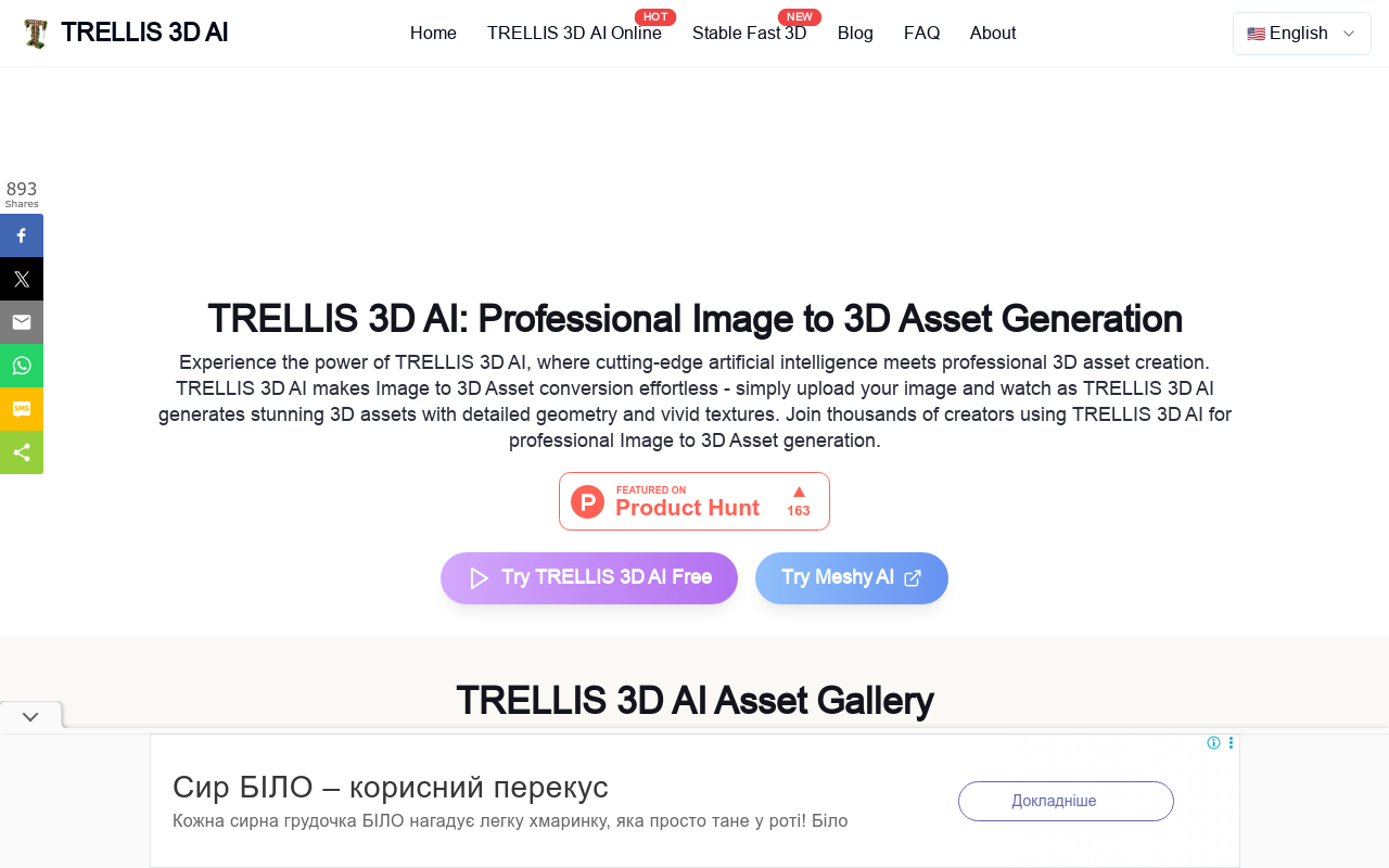 TRELLIS 3D AI