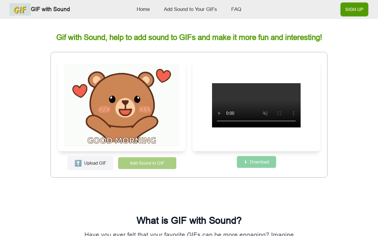 GIF with Sound