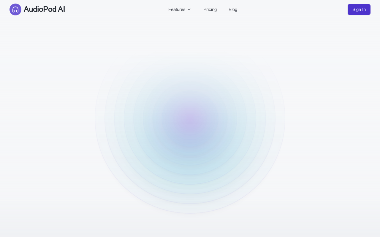 AudioPod AI