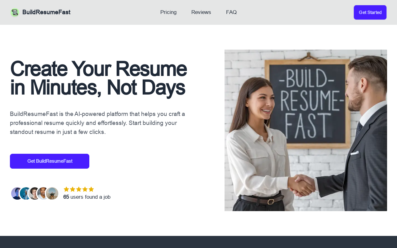 Build Resume Fast