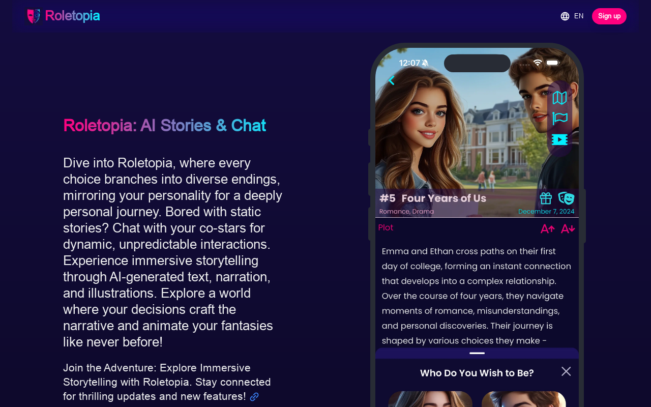 Roletopia: Roleplay AI Stories