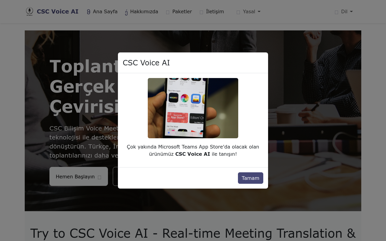 CSC Voice AI