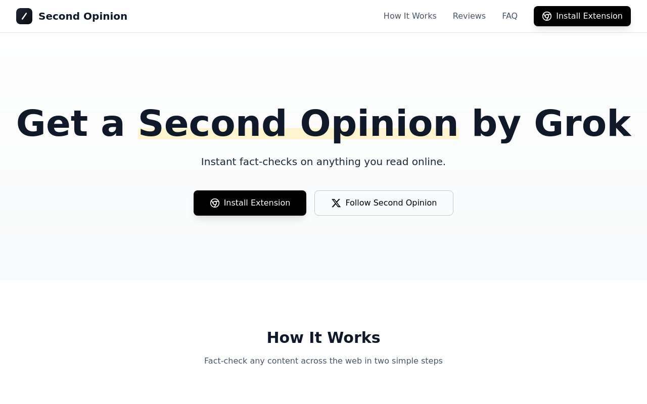 Second Opinion