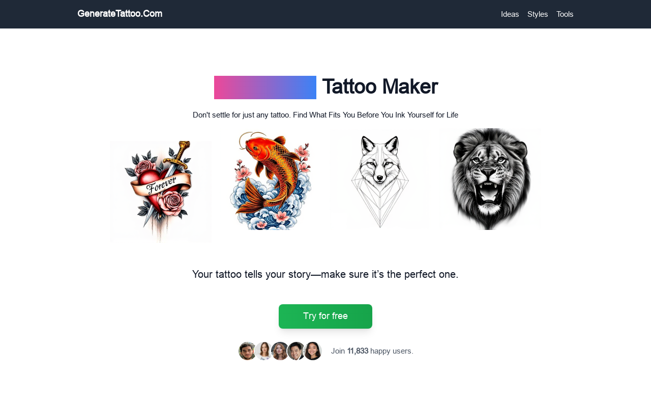 generatetattoo.com