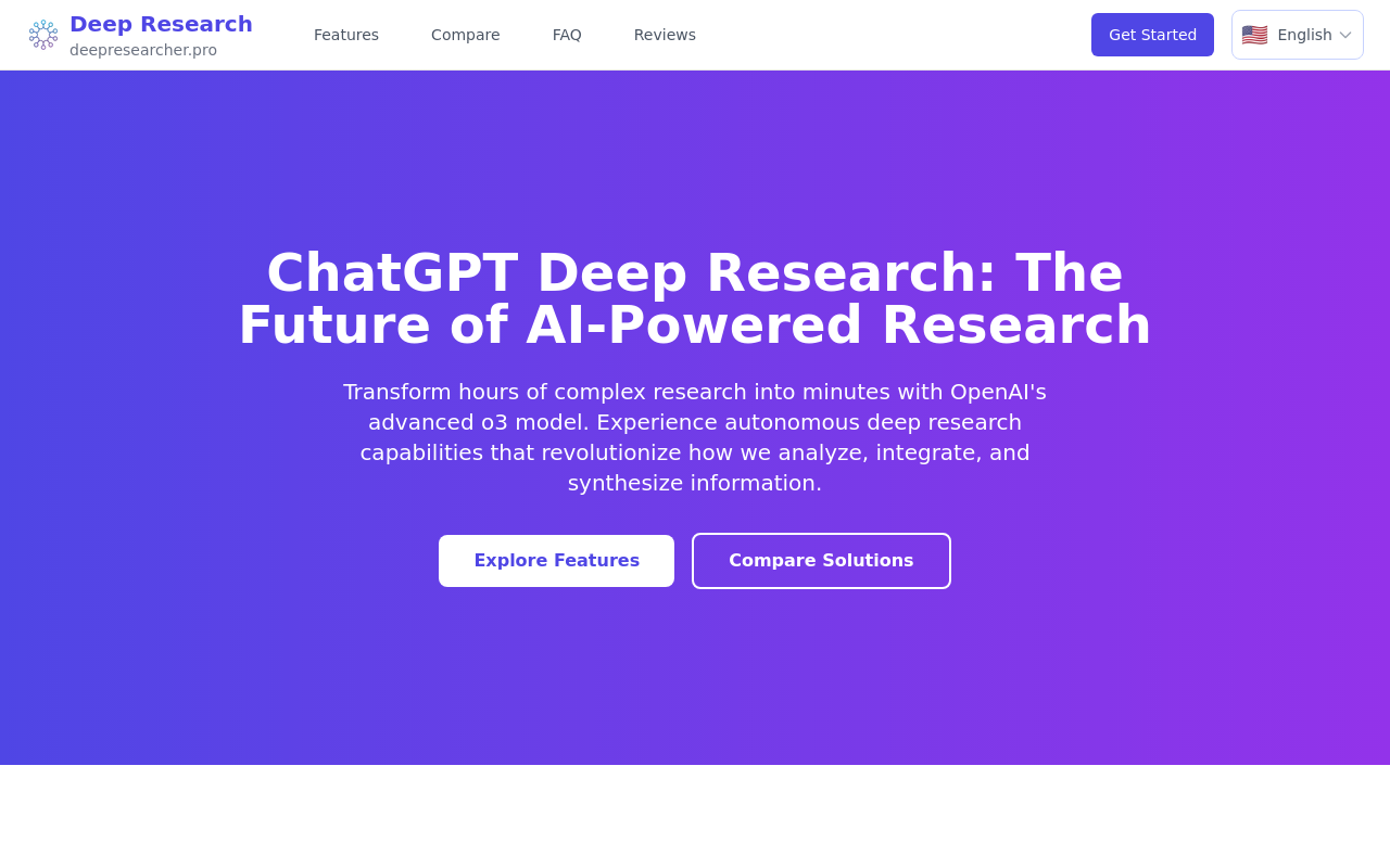 ChatGPT Deep Research