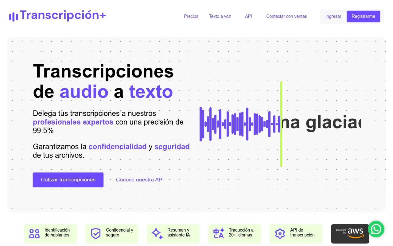 Transcripción+