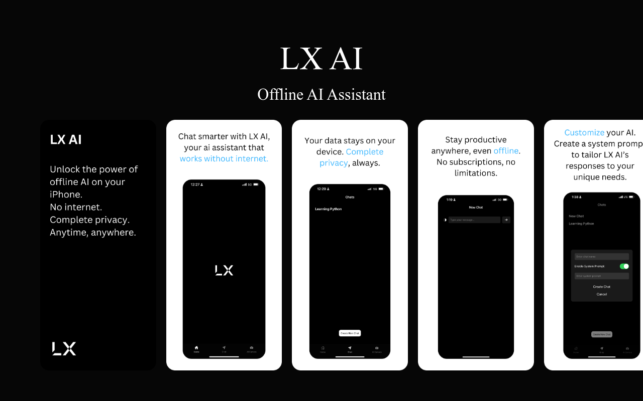 LX AI - Offline AI Chat