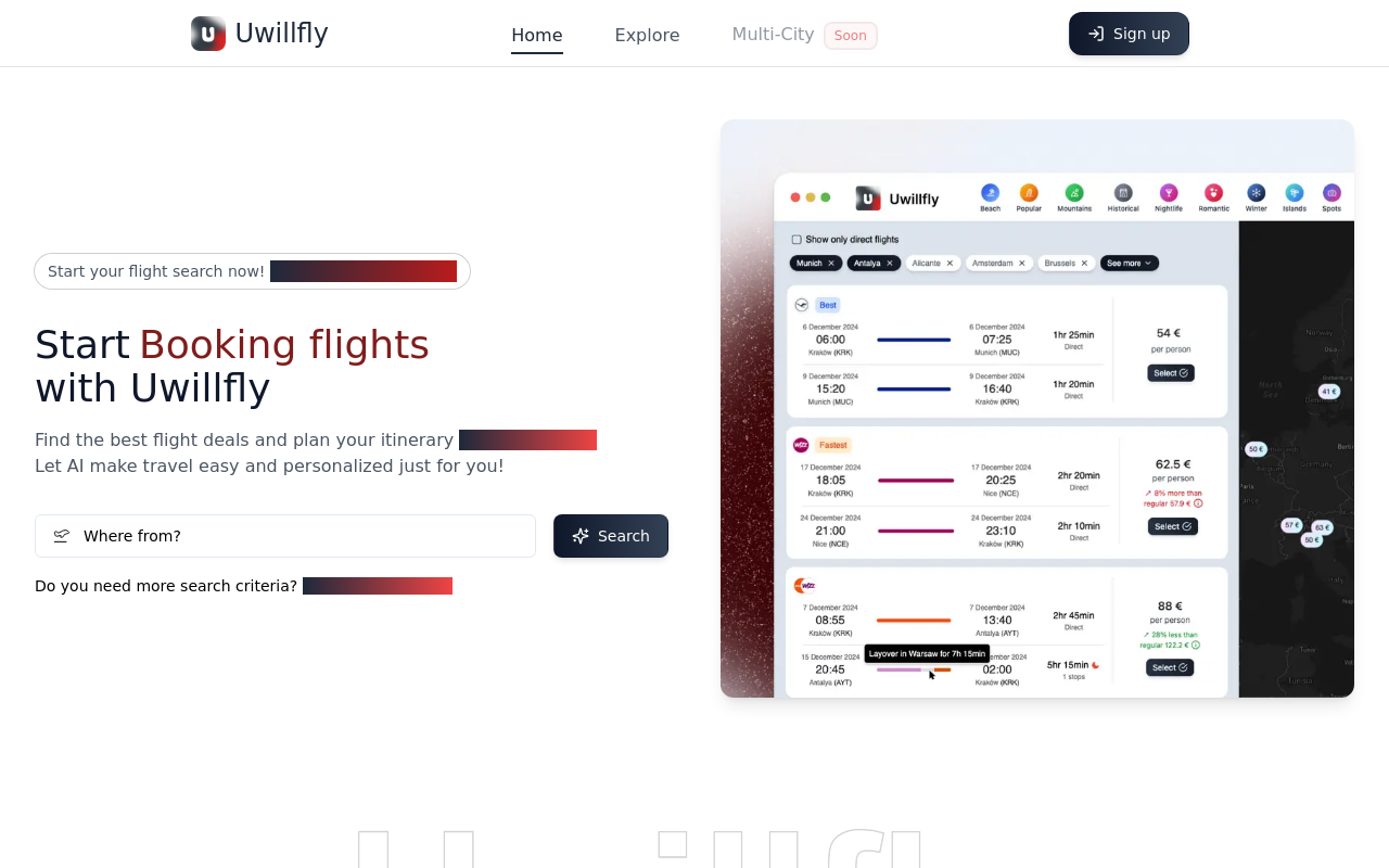 Uwillfly