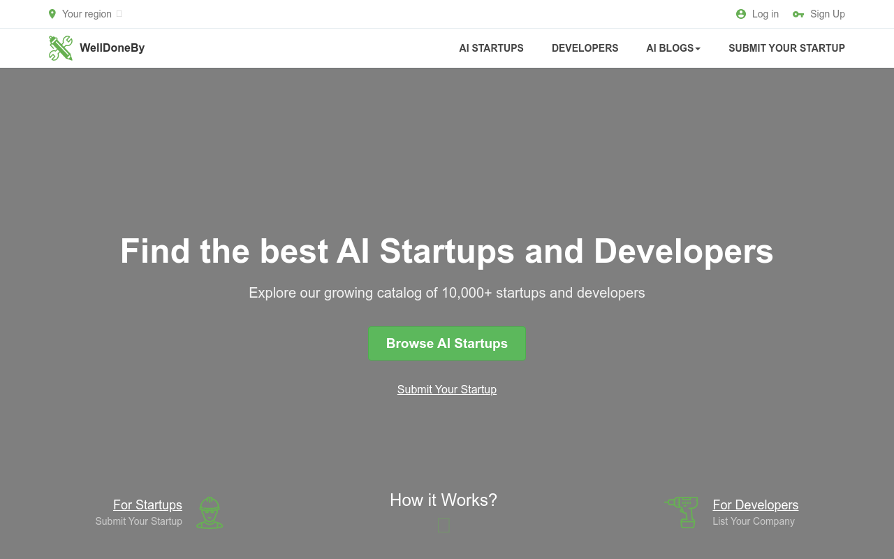 WelldoneBy.com - Best AI Startups