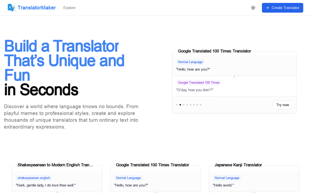 Translator Maker