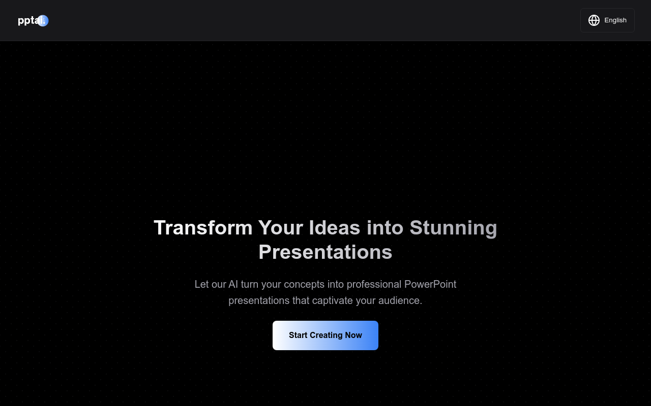 PPTAI - Free AI Presentation Maker