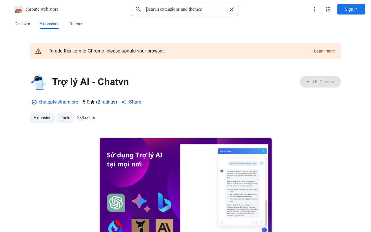 Trợ lý AI - Chatvn