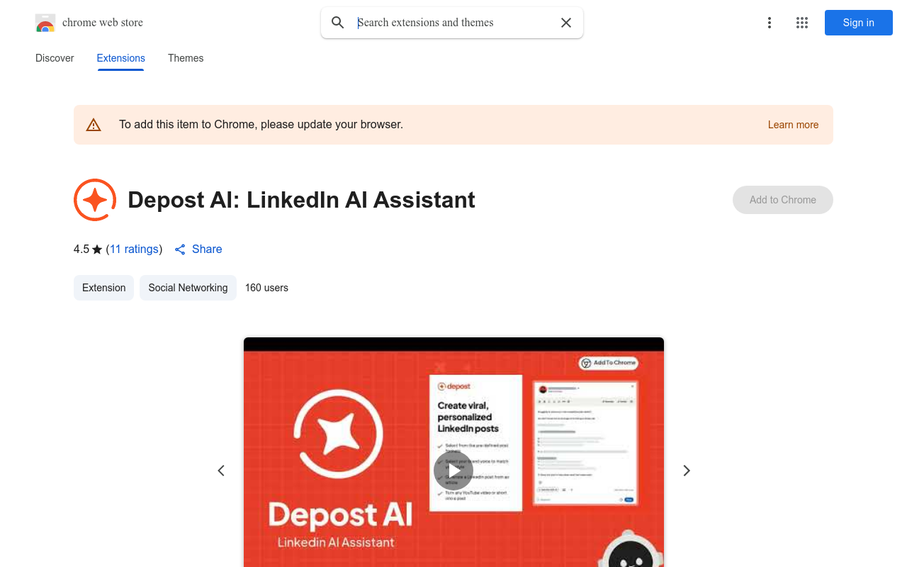 Depost AI: LinkedIn AI Assistant