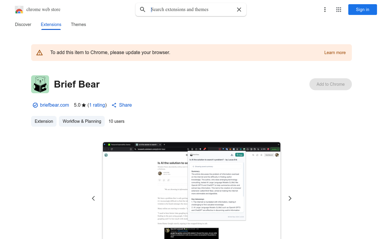 Brief Bear