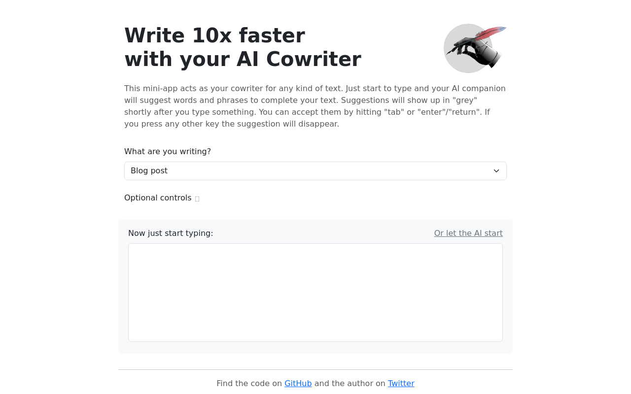 AI Cowriter