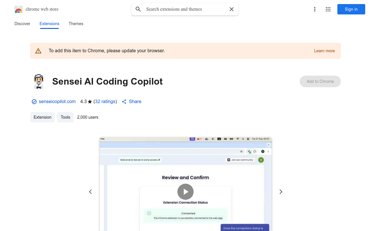 Sensei AI Coding Copilot