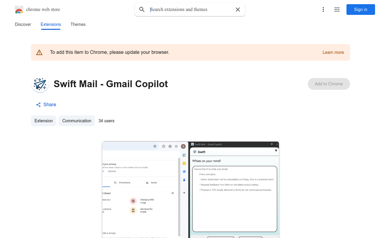 Swift Mail - Gmail Copilot