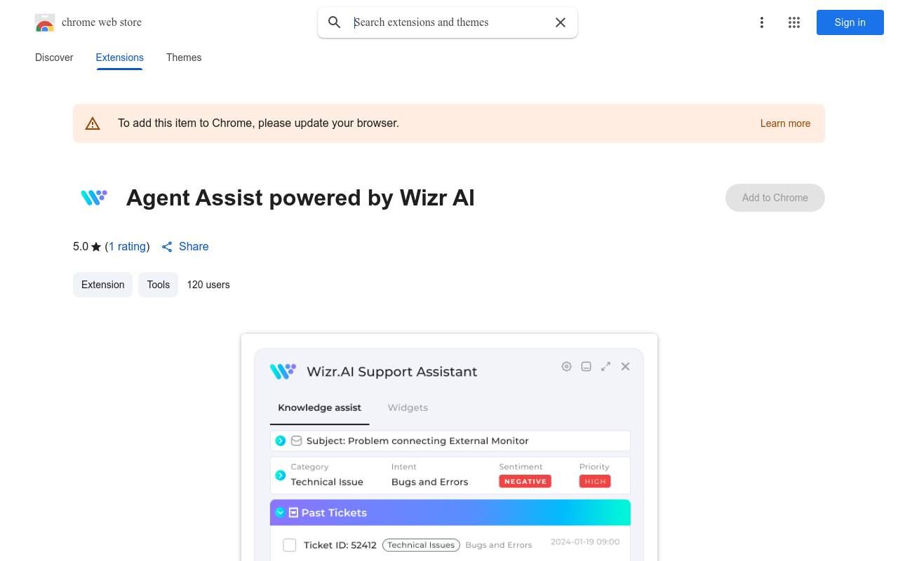 Agent Assist powered by Wizr AI