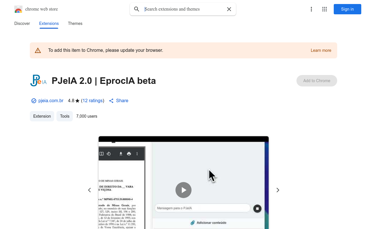 PJeIA - Inteligência Artificial no PJe