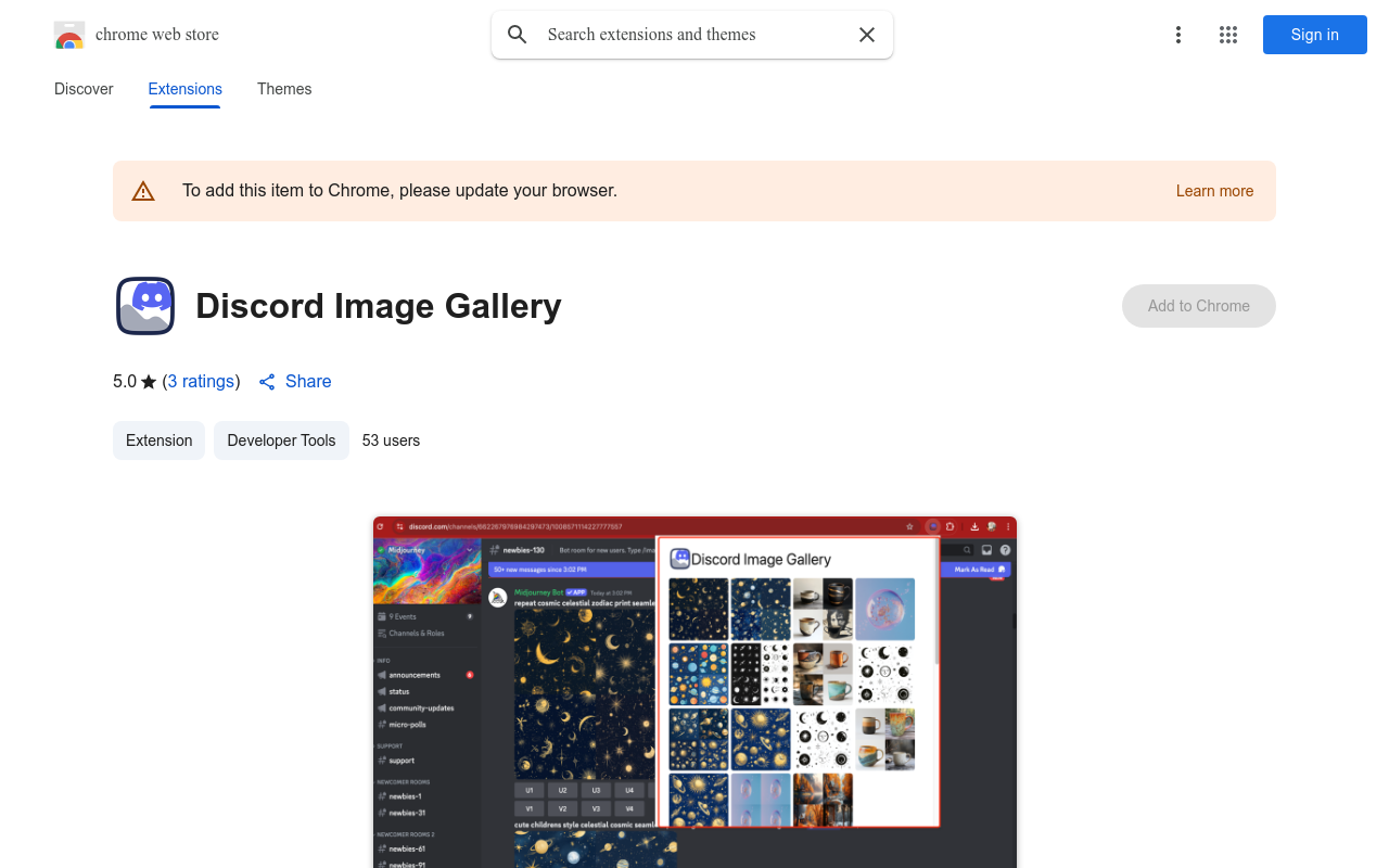 Discord Image Gallery