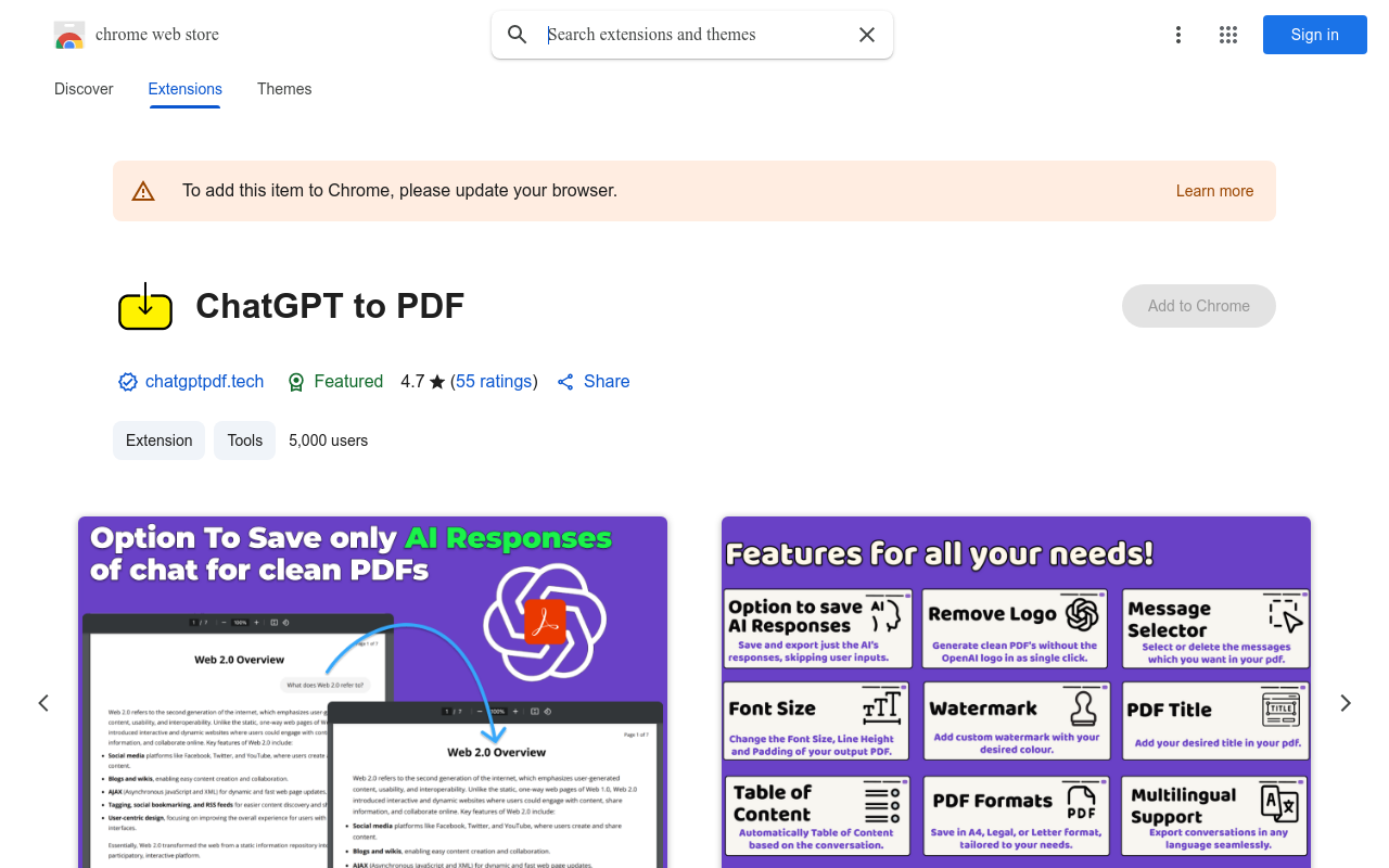 ChatGPT PDF Saver