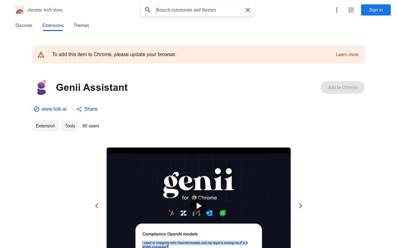Genii Assistant
