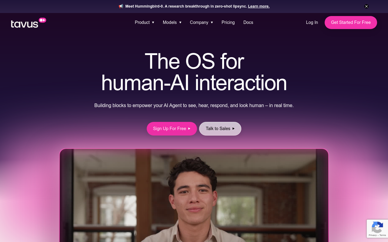 Conversational Replicas by Tavus