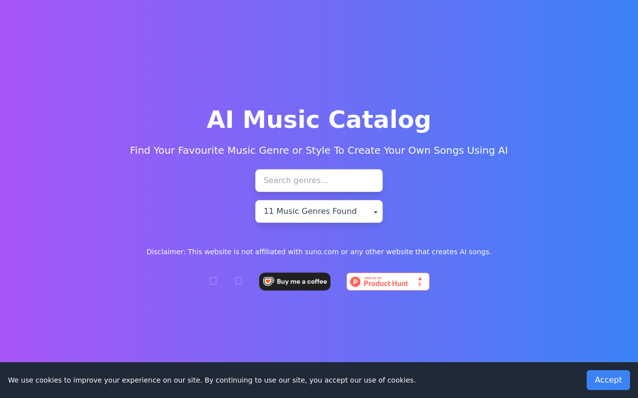 AI Music Catalog