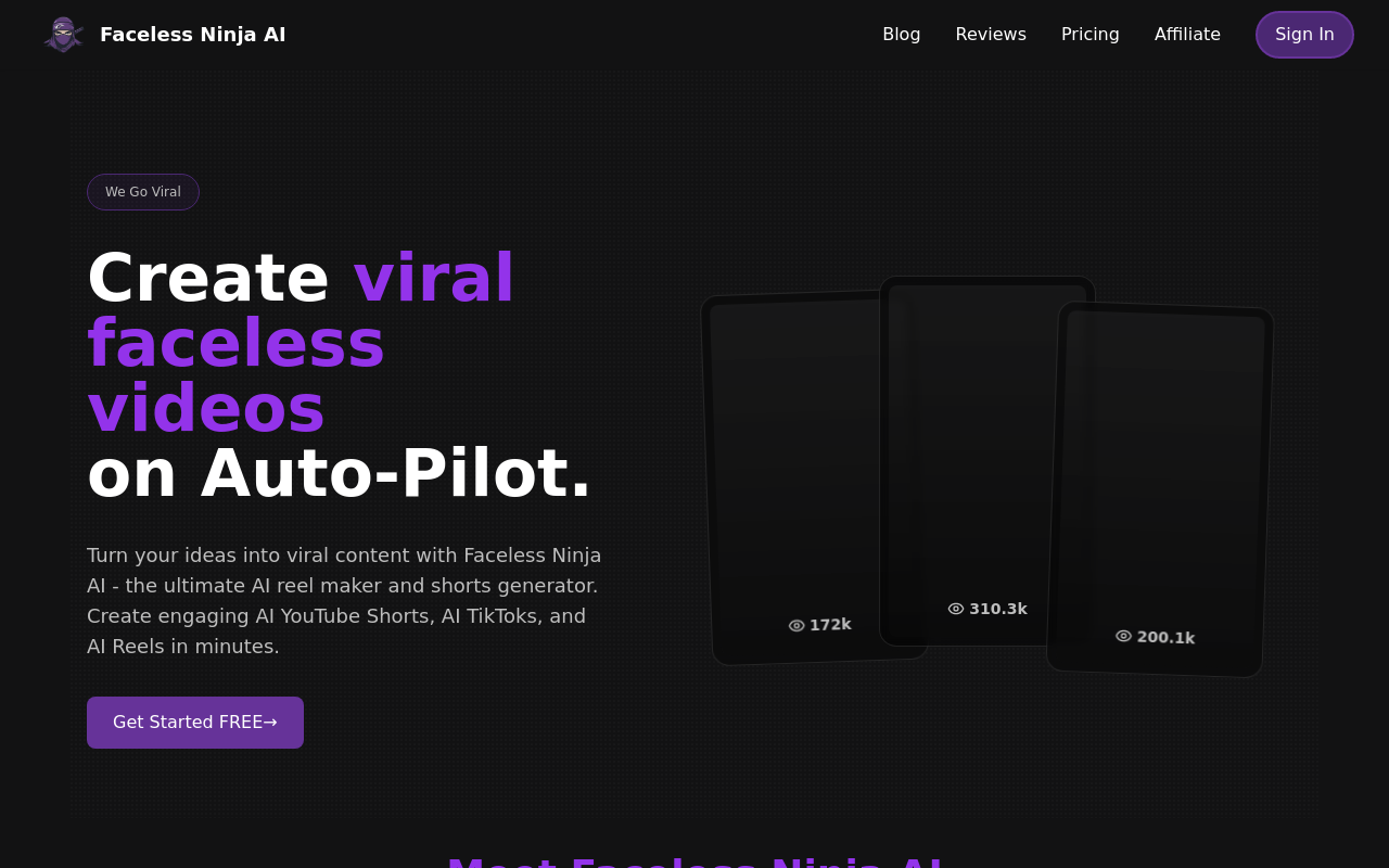 Shorts Ninja AI