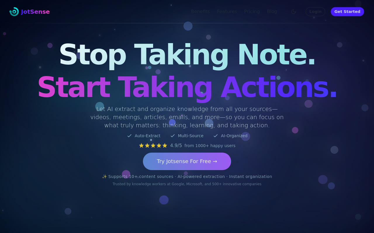 JotSense AI