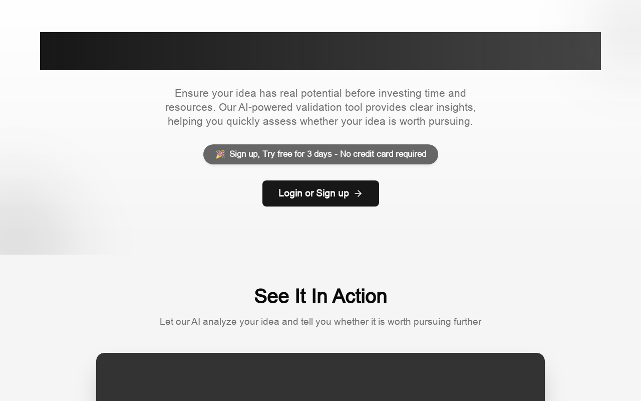 Validate-First