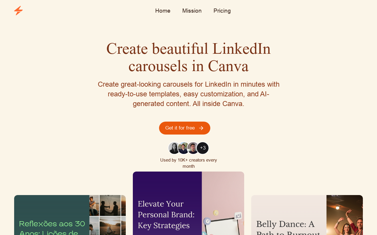 Carousel Studio