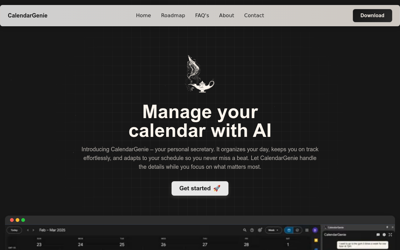 CalendarGenie