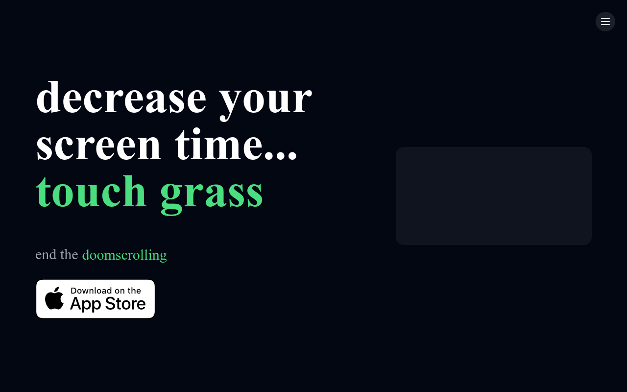 touch grass