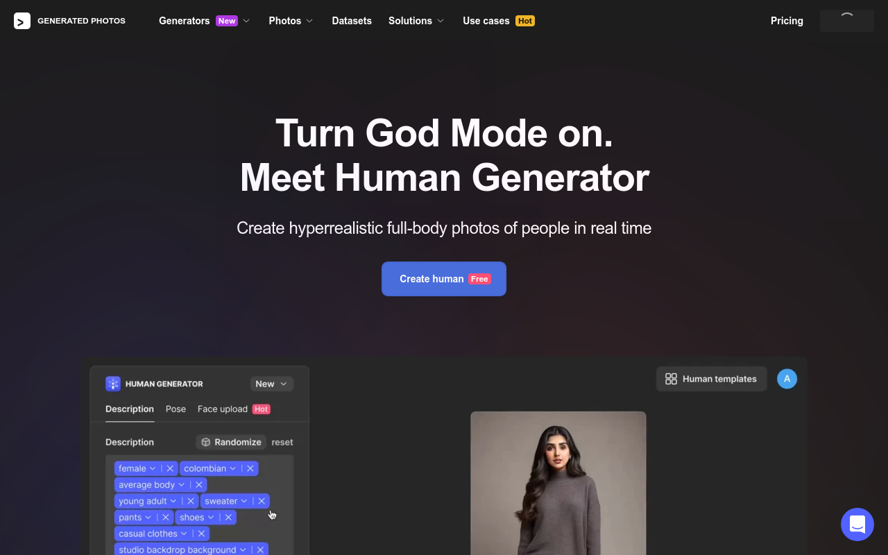 AI Human Generator