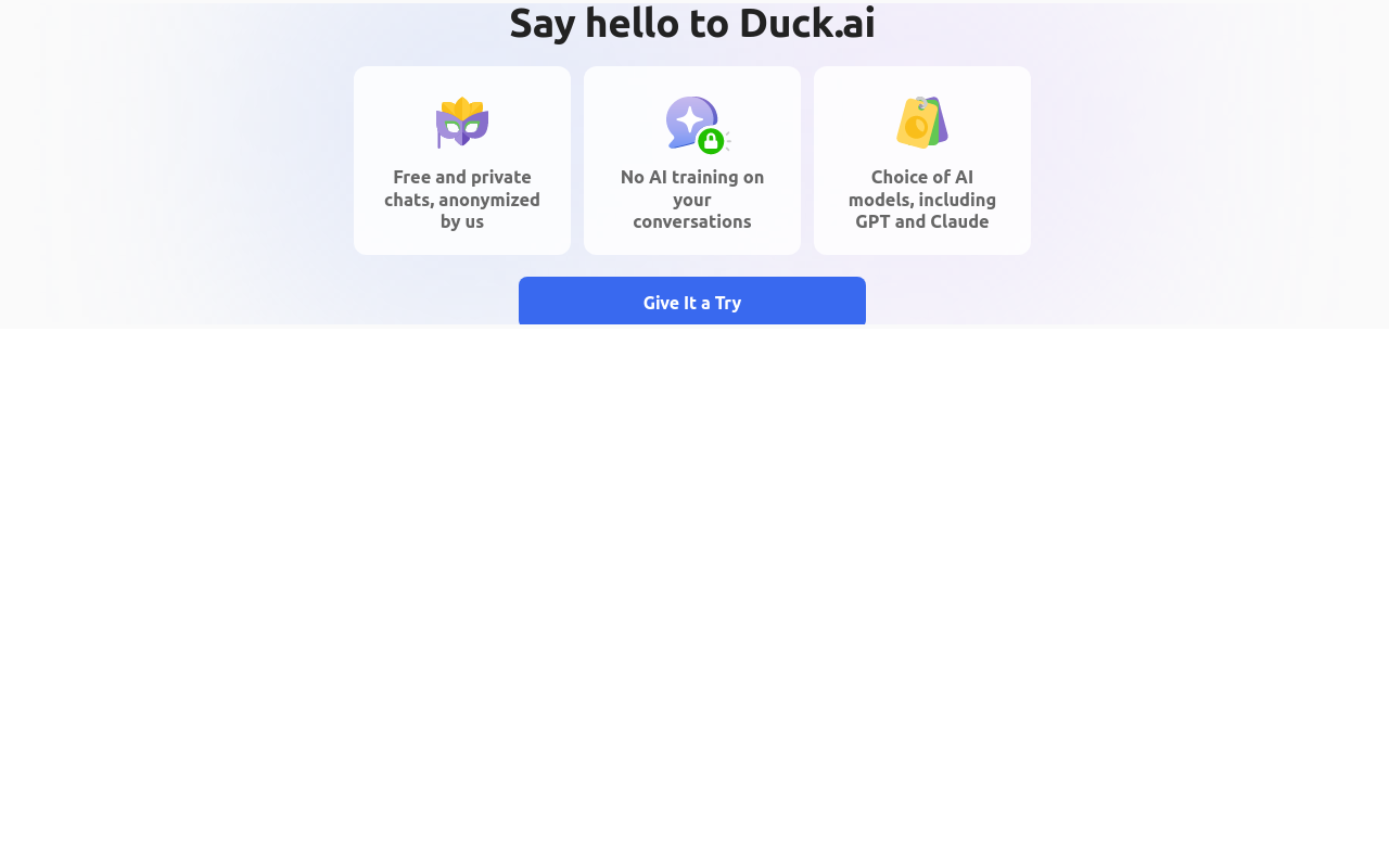 Duck.ai