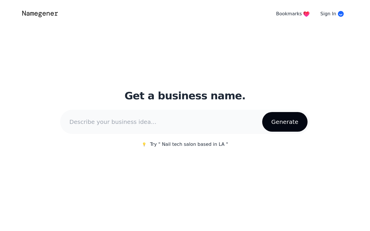 Namegener - AI Name Generator
