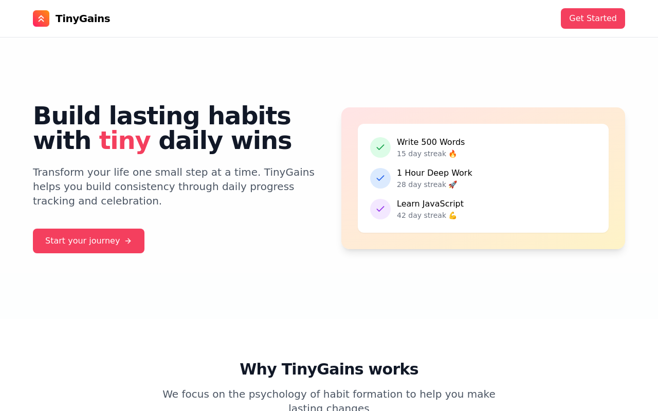 TinyGains